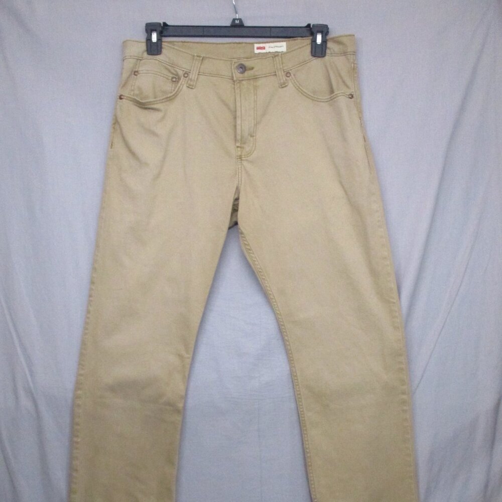 Levi's Khaki Pants Slim Straight Tan Men Size‎ 28